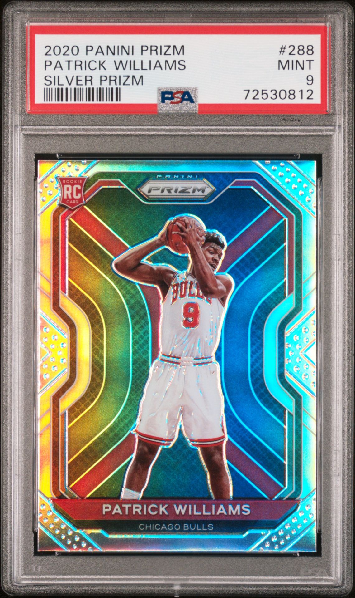 2020 Panini PANINI PRIZM GREEN SHIMMER #288 Patrick Williams front
