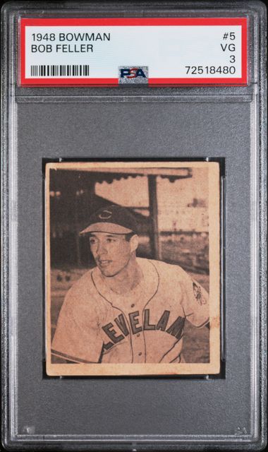 1950 Bowman Bob Feller