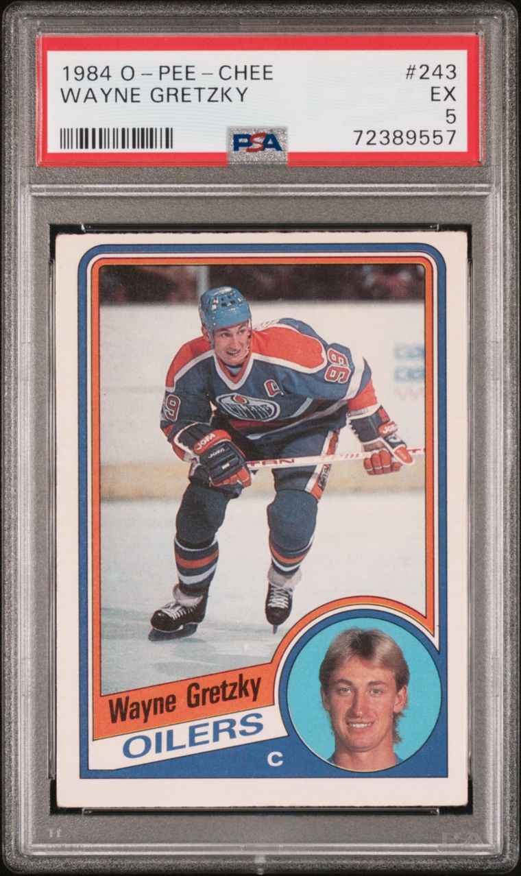 1984 O-PEE-CHEE 243 WAYNE GRETZKY Front