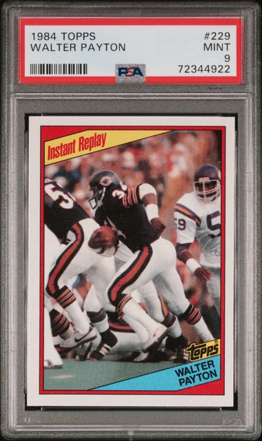 1999 Upper Deck Retro Game Jersey-Autograph #WPJR Walter Payton – PSA MINT  9 on Goldin Auctions