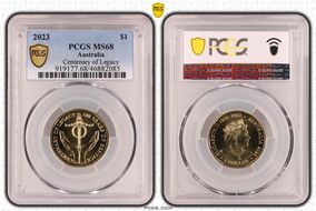 2023 $1 Centenary of Legacy MS68