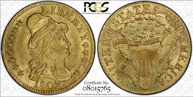 1802/1 $5 MS64+