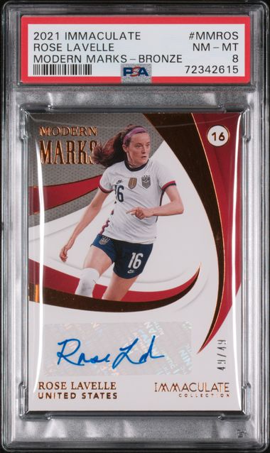 2021 Panini Immaculate Collection Modern Marks Bronze #MMROS Rose