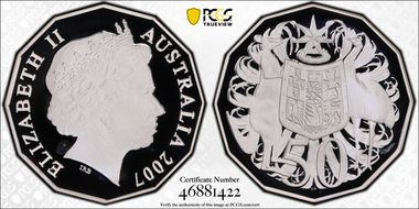 2007 50C Silver PR69DCAM