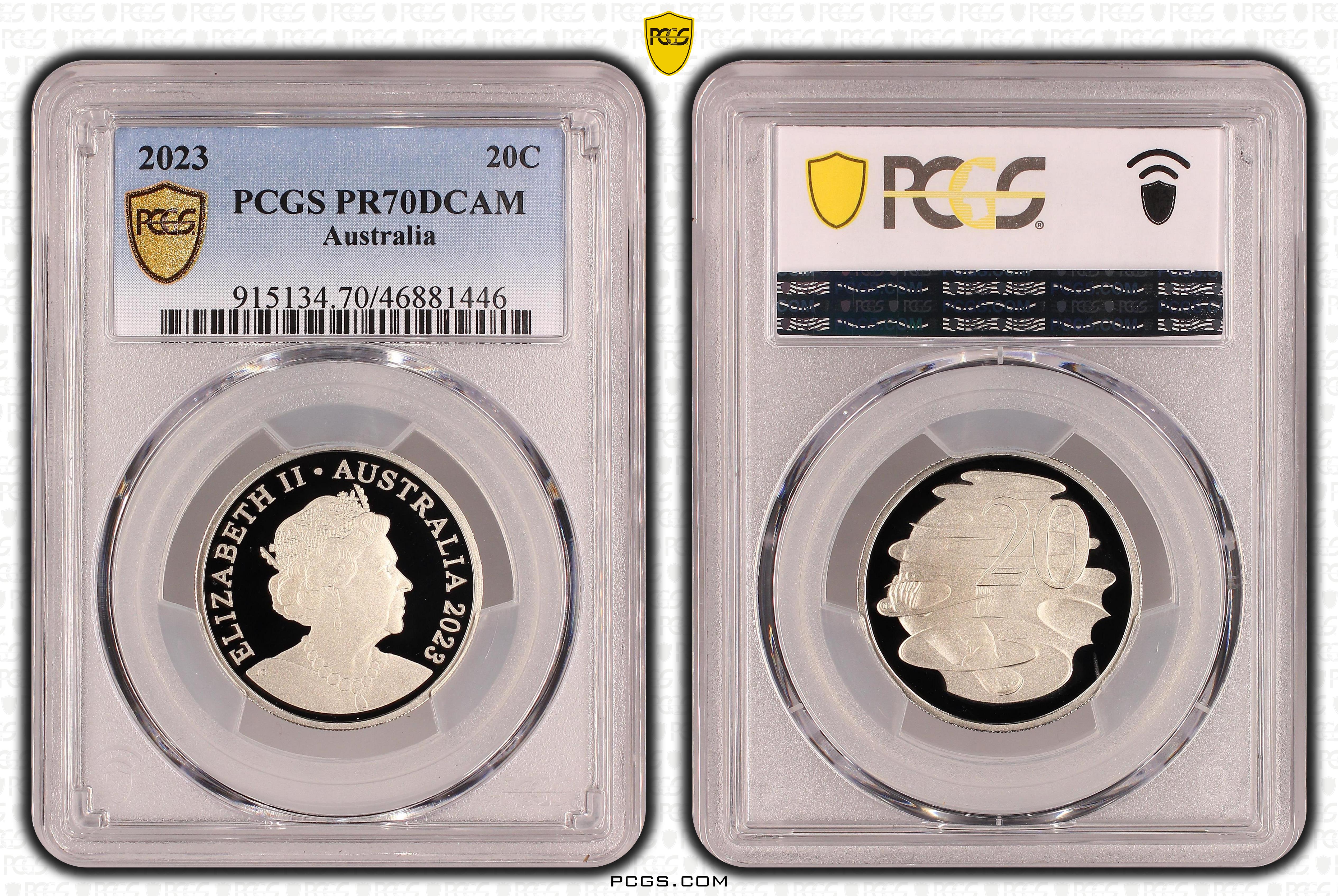 PCGS Certificate Verification Coin Details for Cert #46881446