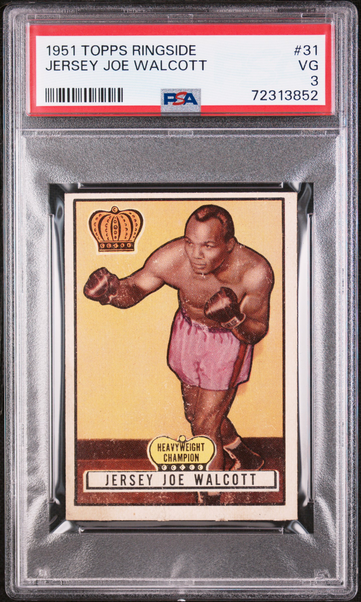 1951 Ring Side Boxing Card 96 Ezzard Charles Heavy Weight 