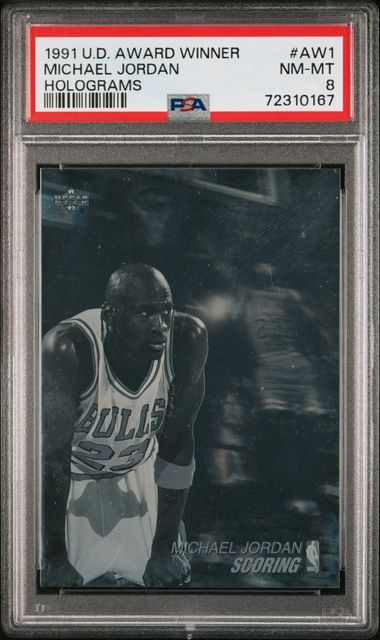 1994 CLASSIC MICHAEL JORDAN #1 BIRMINGHAM BARONS PSA 8 NM-MT