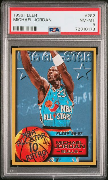 1994 CLASSIC MICHAEL JORDAN #1 BIRMINGHAM BARONS PSA 8 NM-MT