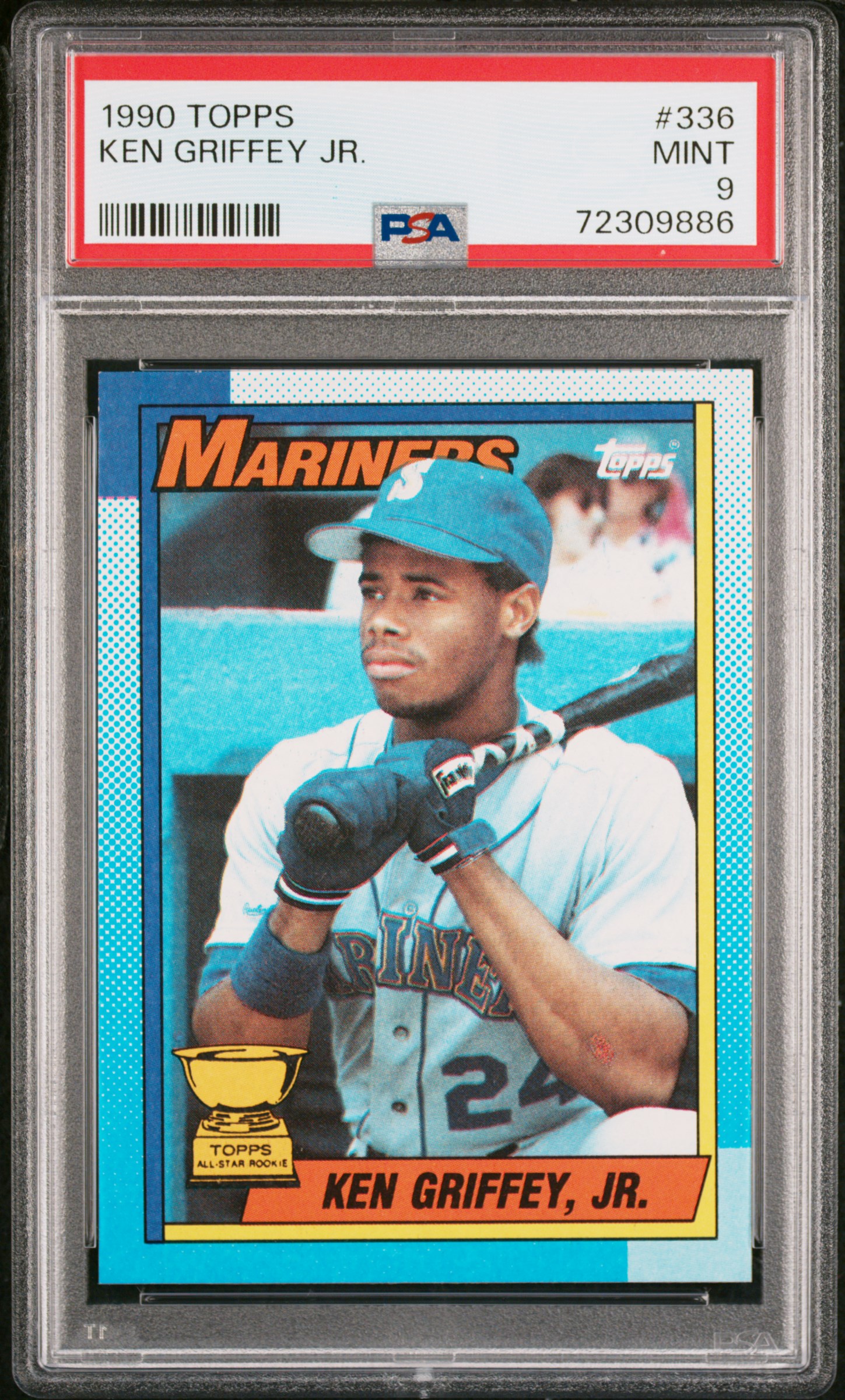 1990 #336 Ken Griffey Jr PSA 9 Topps