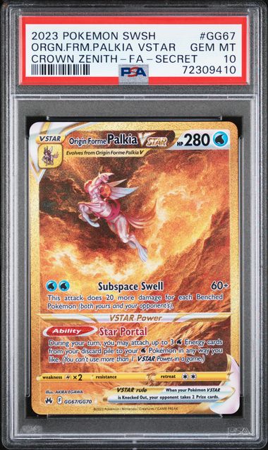 Regigigas VSTAR (GG55/GG70) [Sword & Shield: Crown Zenith] PSA 10