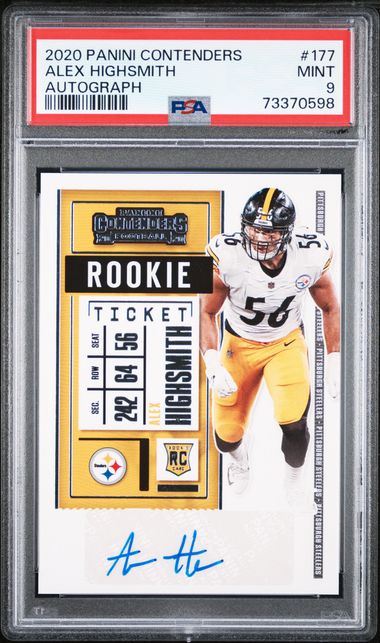 : 2020 Contenders NFL Season Ticket #18 T.J. Watt