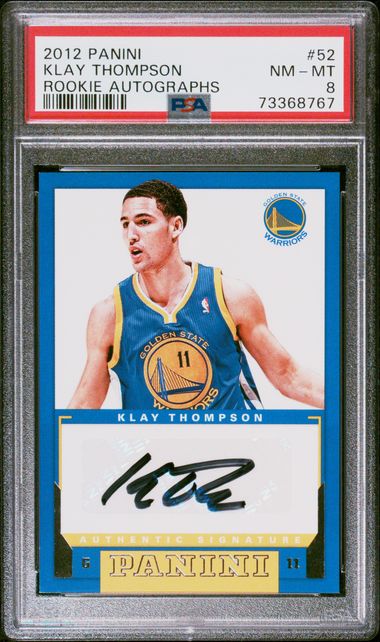 2012 Panini Rookie #52 Klay Thompson front