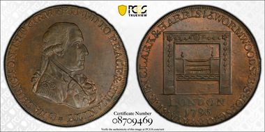 1795 1/2P Washington-Grate Large Buttons, LE, GW-49 MS65BN
