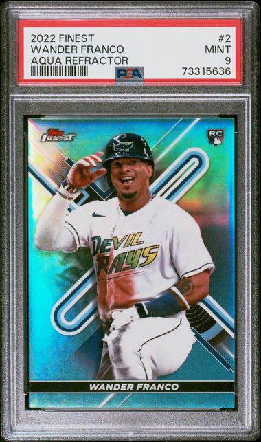 2022 Topps TOPPS FINEST Refractor #2 Wander Franco front