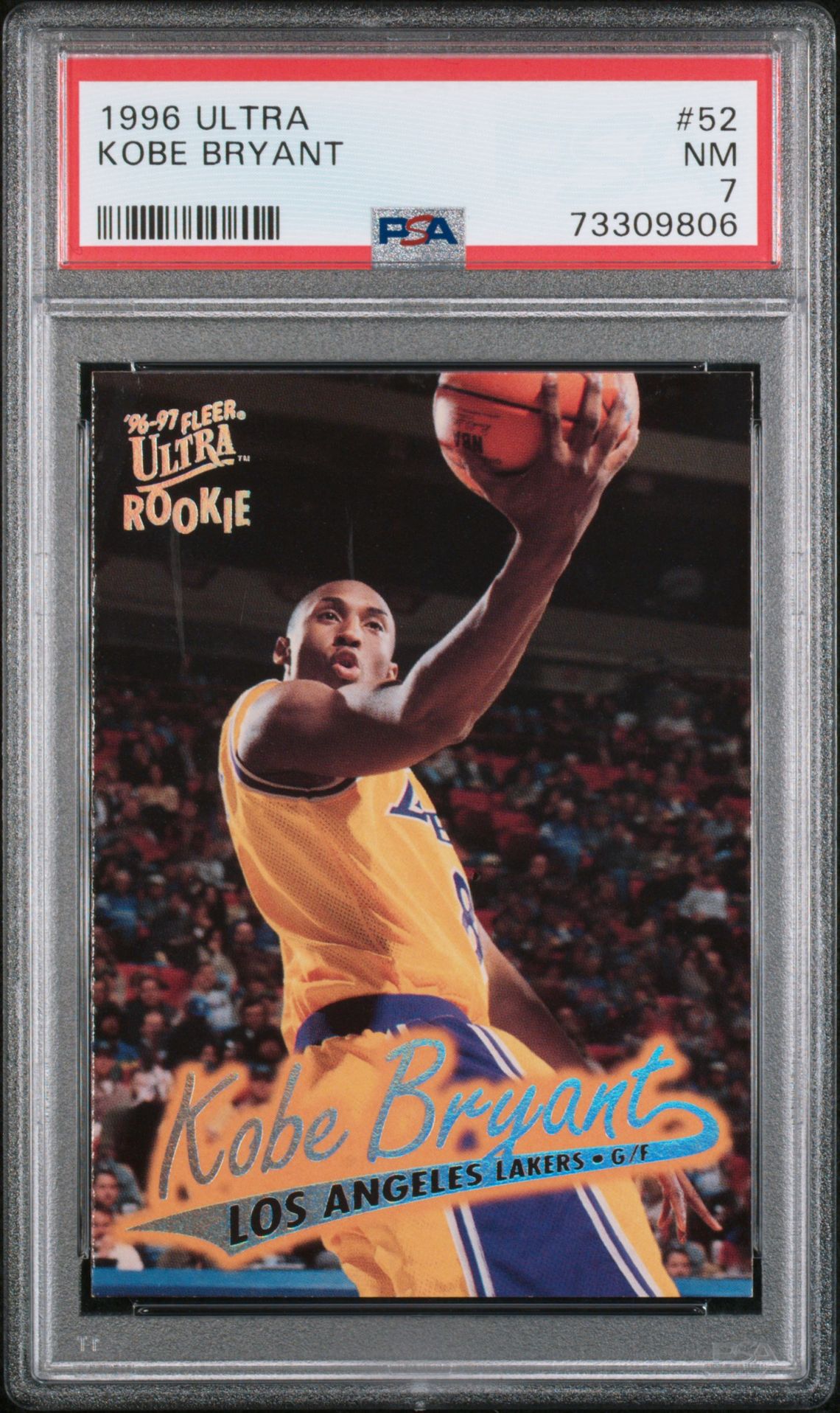 1996 Ultra Kobe Bryant #52 Nm 7 front