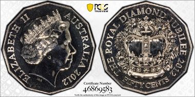 2012 50C Diamond Jubilee MS68
