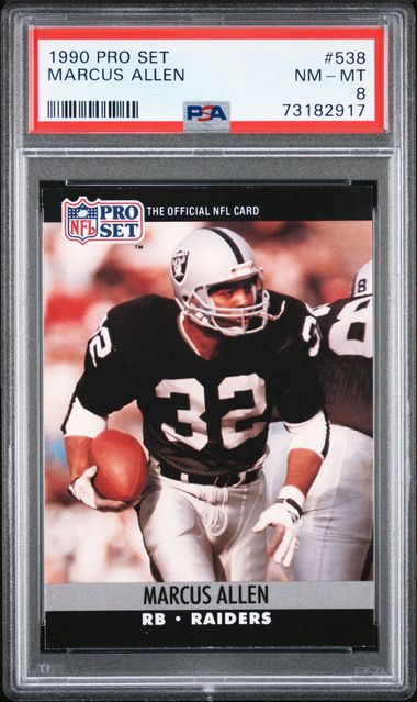 Emmitt Smith 1990 Pro Set Football Autographed Card #685 PSA 9 PSA/DNA 10