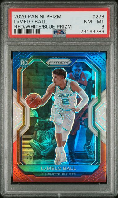 2020-21 Panini Select Red White Orange Shimmer #63 LaMelo Ball Rookie Card  - PSA MINT 9 on Goldin Auctions