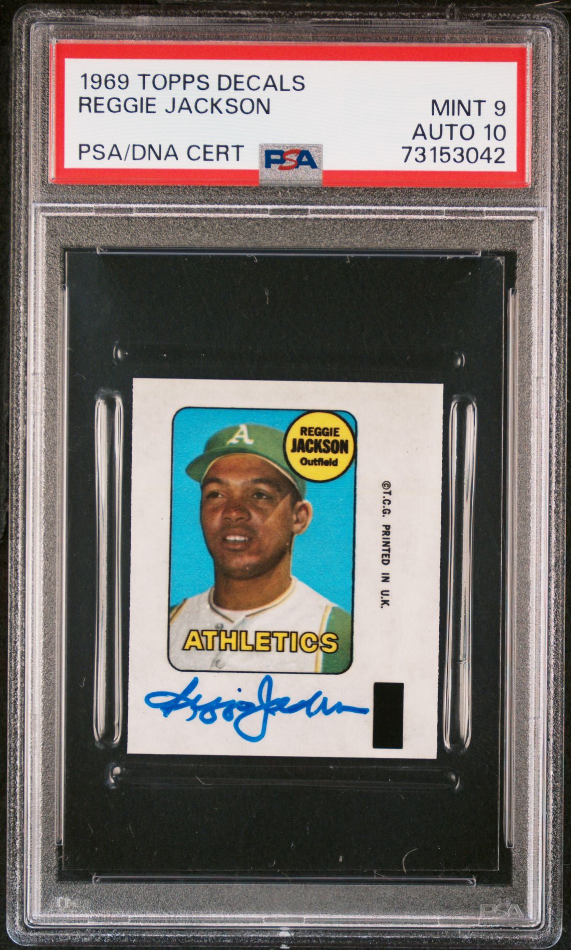1969 Topps Reggie Jackson front