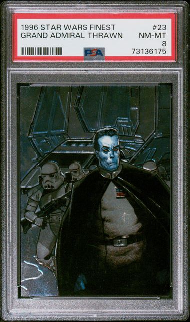 1996 Star Wars Topps Finest #23 Grand Admiral Thrawn front