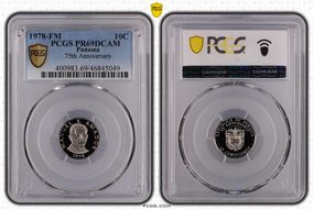 1978-FM 10C 75th Anniversary PR69DCAM
