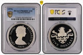 1976 $5 PR68DCAM