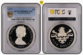 1977 $5 PR68DCAM