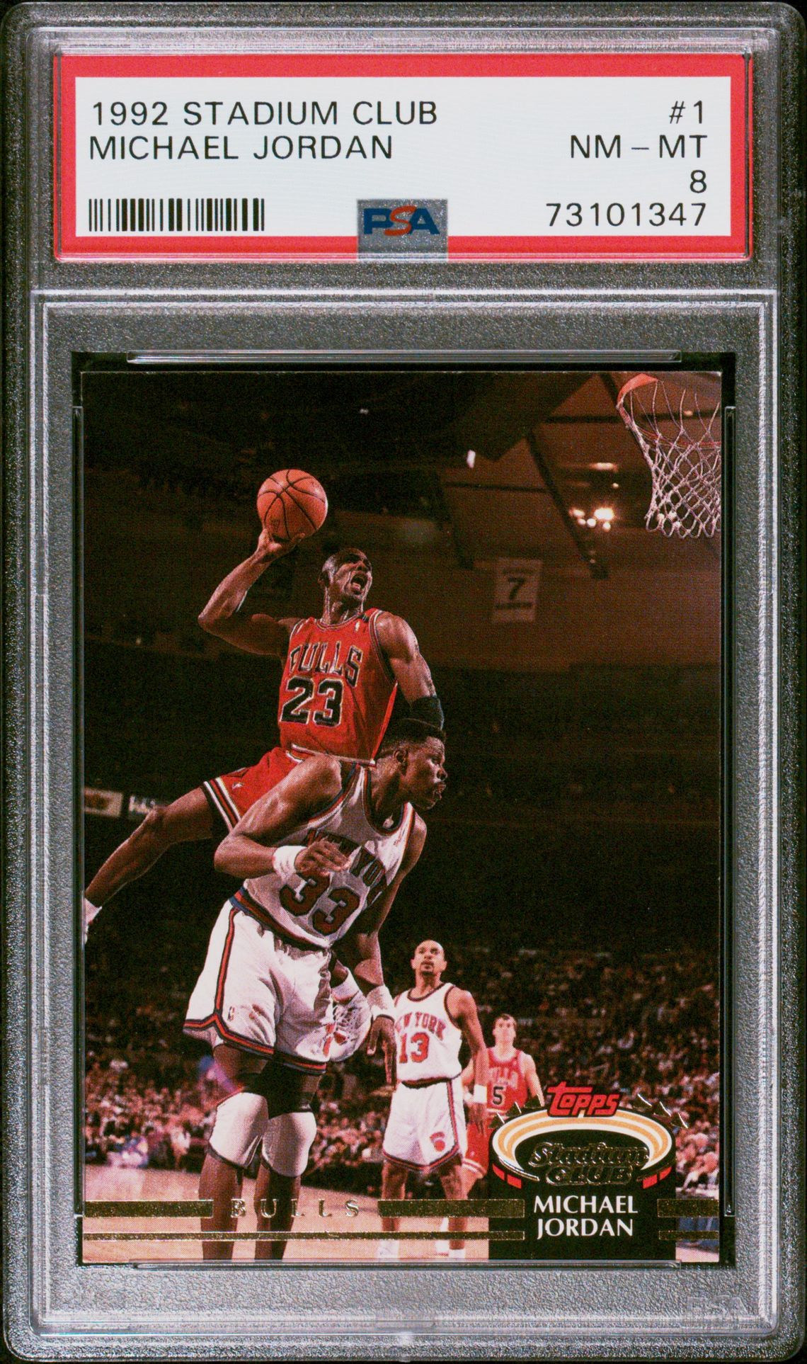 1992 Topps STADIUM CLUB BEAM TEAM MEMBERS ONLY #1 Michael Jordan front