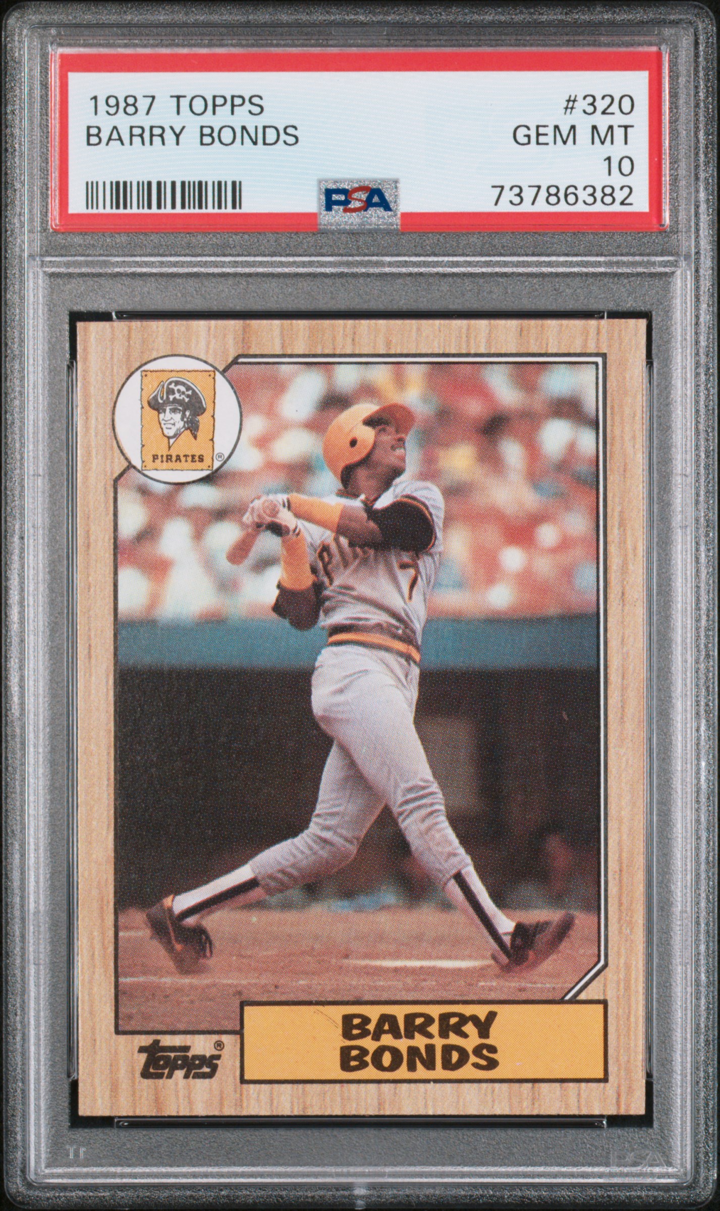 Barry Bonds #320 1987 Topps: Should You Grade It? PSA 10 ROI 2026
