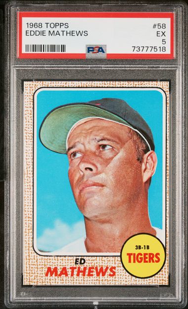 Top Eddie Mathews Baseball Cards, Rookies, Vintage