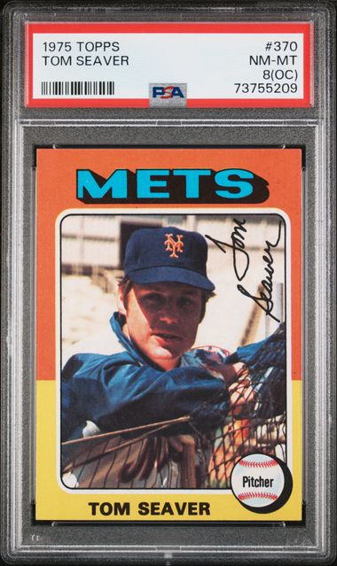 1975 Topps Baseball Tom Seaver #370 EX-MT A