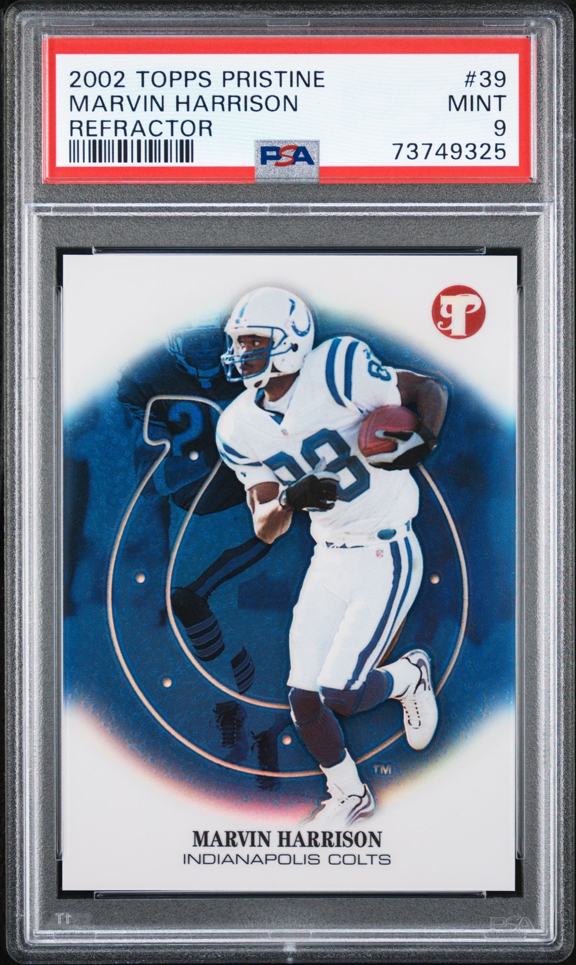 2002 Topps TOPPS PRISTINE Refractor #39 Marvin Harrison front