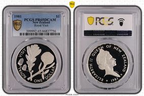 1981 $1 Royal Visit PR65DCAM