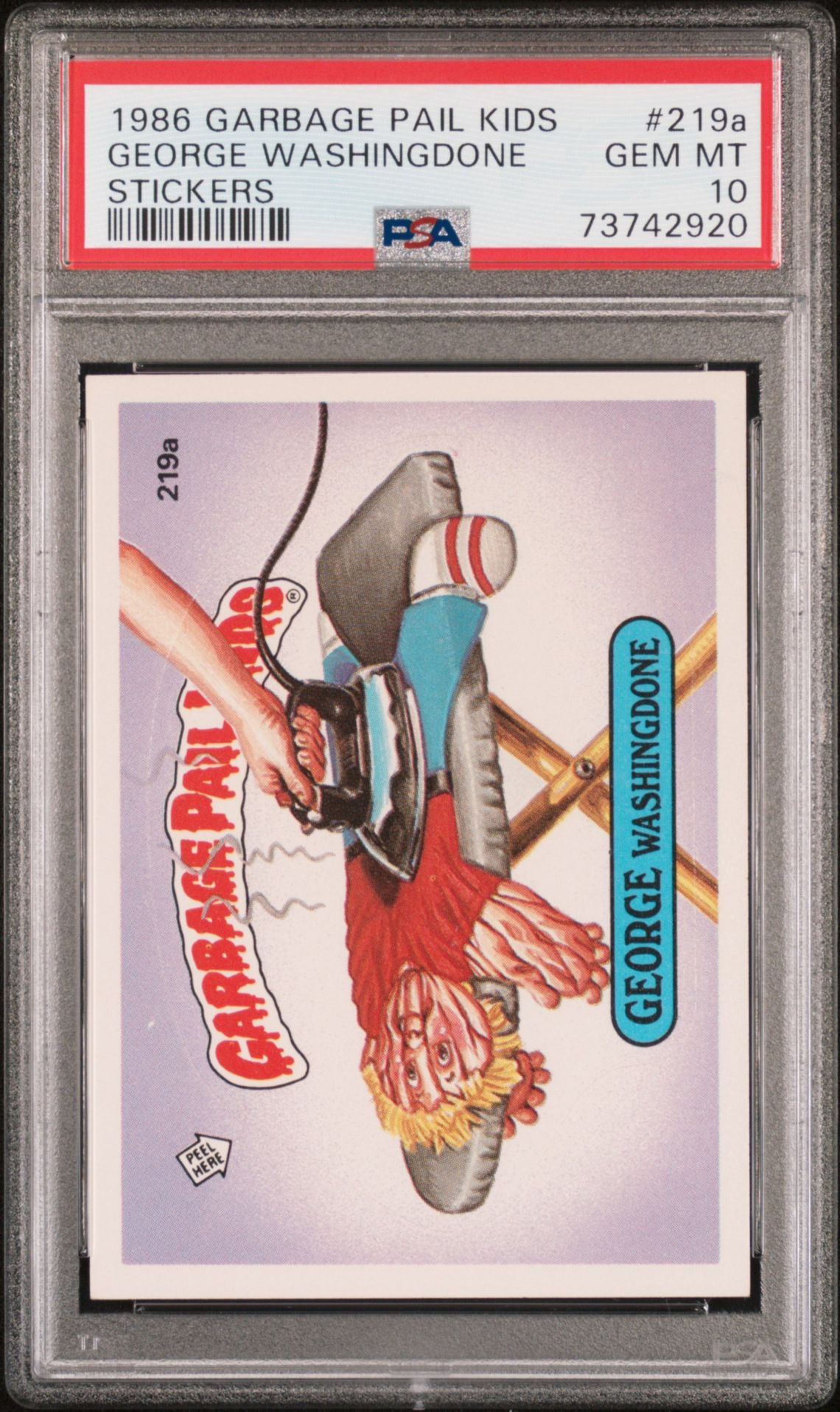 George Washingdone PSA 10