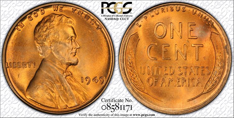 Cert 08581171 - Coin Image