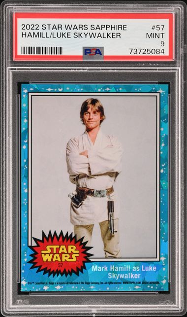 2022 Topps Topps Chrome Sapphire #57 Mark Hamill front