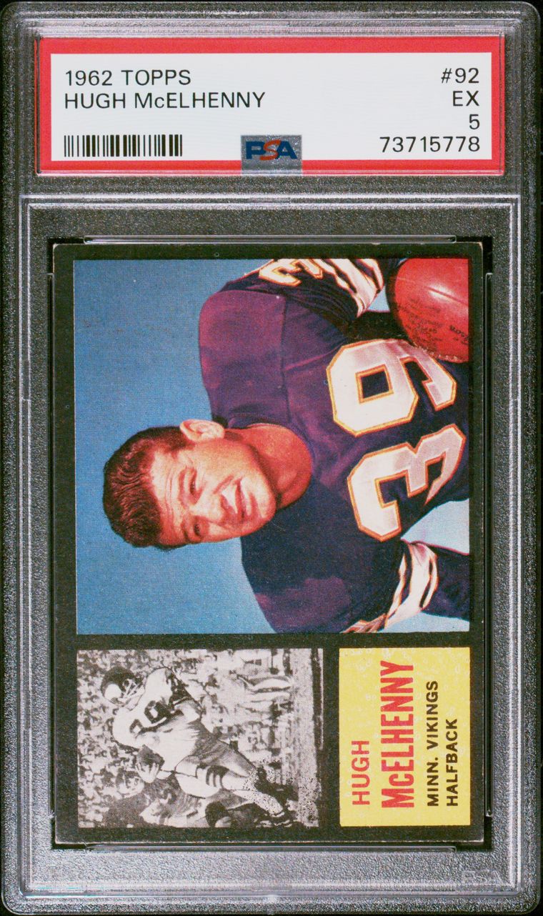 49ers Hugh McElhenny Signed 1963 Topps card