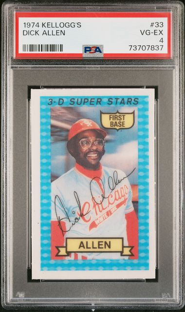 1974 Topps All-Star 1st Basemen (Dick Allen/Hank Aaron)