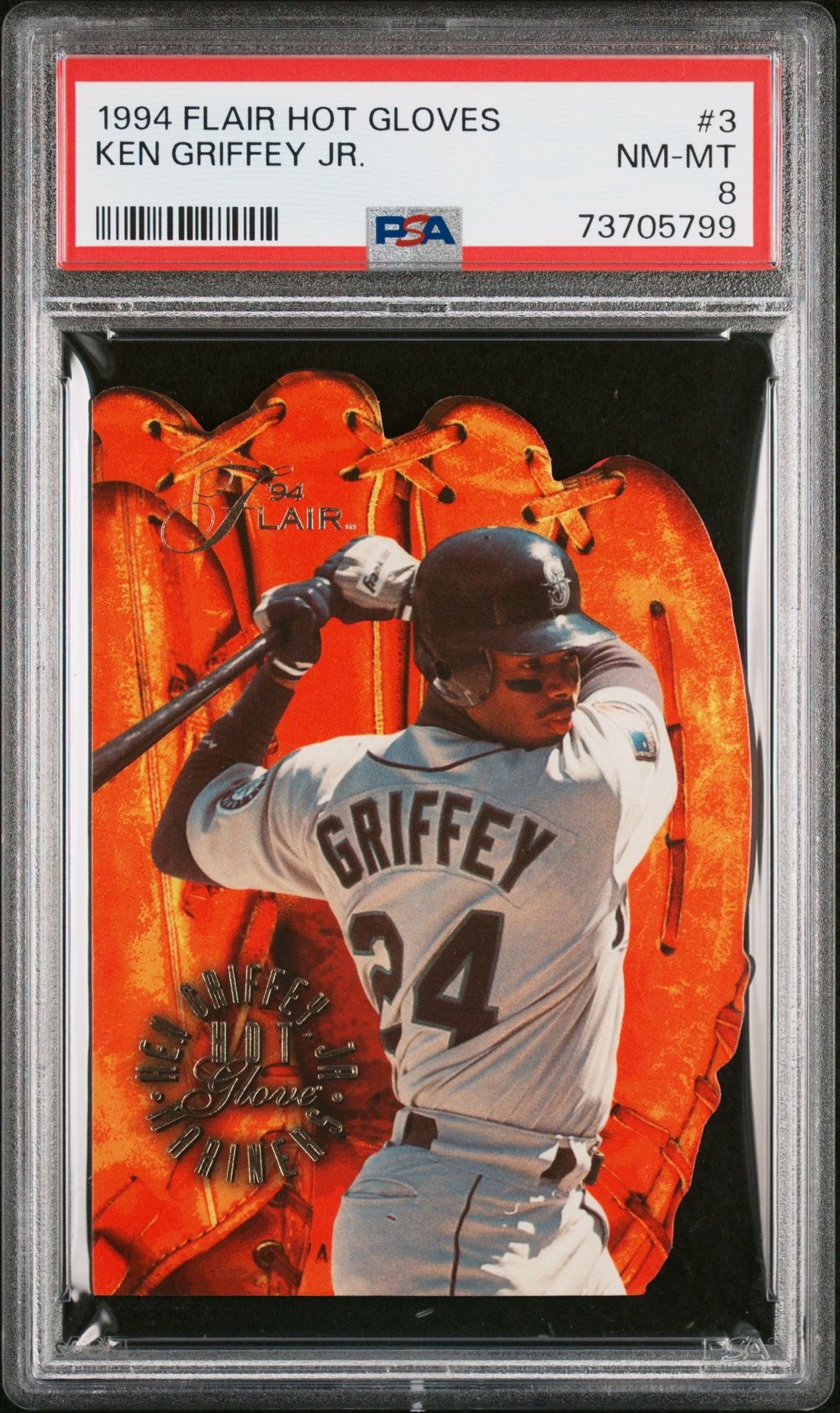 1994 Fleer FLAIR HOT GLOVE #3 Ken Griffey Jr. front