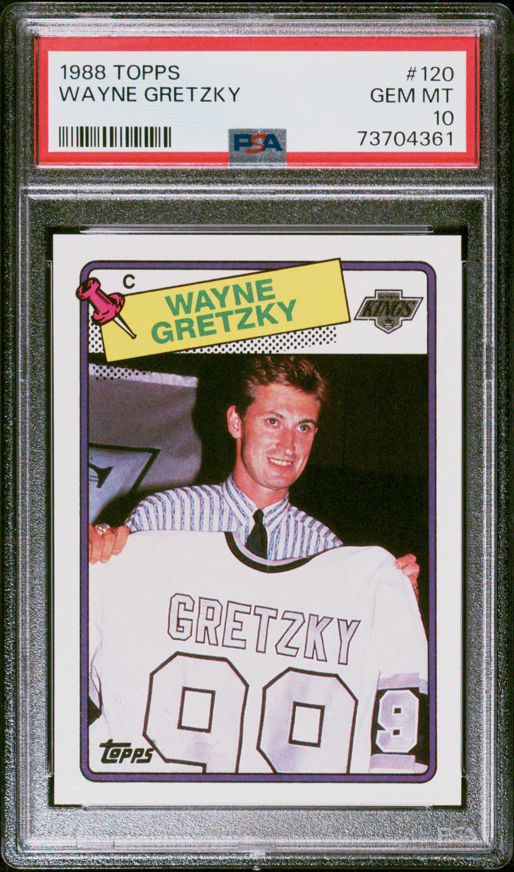 1988 Topps #120 Wayne Gretzky PSA 10