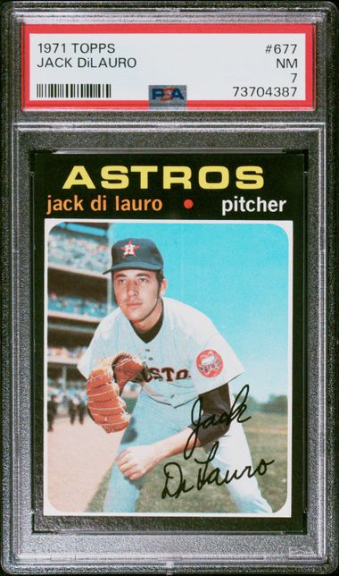  1971 Topps # 677 Jack DiLauro Houston Astros (Baseball