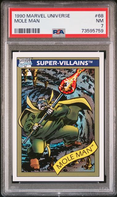 1990 Marvel Marvel Universe #68 Mole Man front