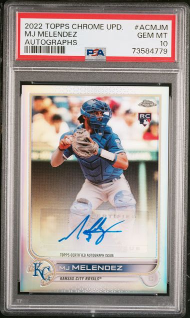 2022 Topps Topps Chrome #AC-MJM Mj Melendez Ny front