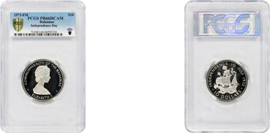 1973-FM $10 Independence Day PR66DCAM