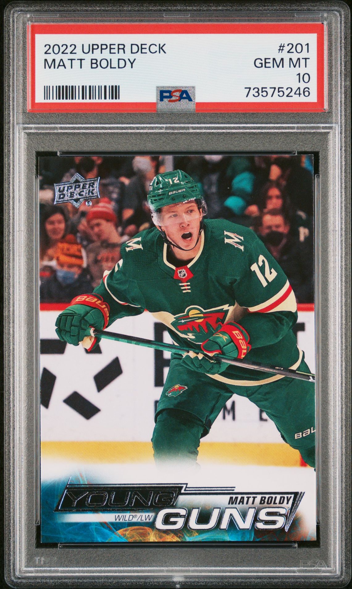 2022 Upper Deck UPPER DECK #201 Matt Boldy front