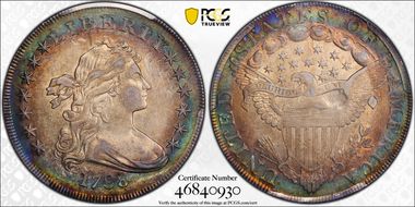 1798 $1 BB-121 AU55