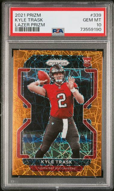2021 Panini Prizm Lazer Prizm Prizm #339 Kyle Trask front