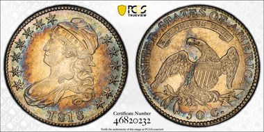 1818 50C O-112 AU55+