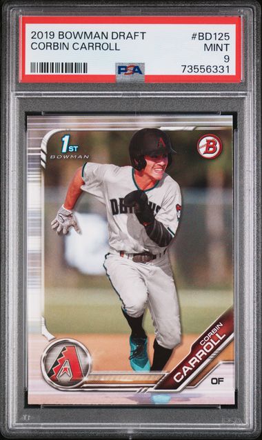 2019 Bowman Bowman Draft #BD-125 Corbin Carroll front