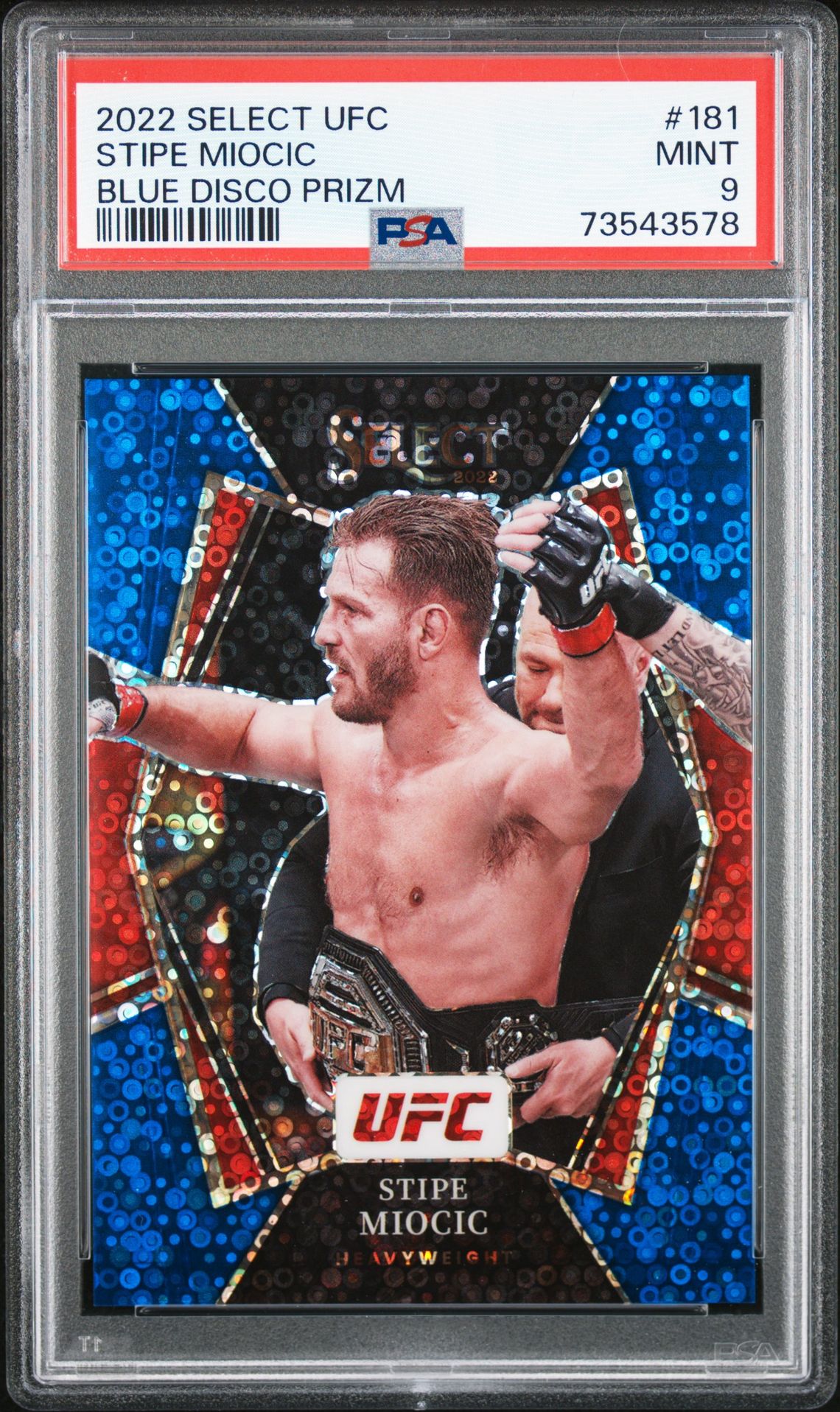 2022 Panini Select Blue #181 Stipe Miocic front